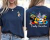 2026 Summer Mickey Classic Character Family Trip Theme Cotton Printed Short Sleeve Tshirt Unisex Unisex Families Children
