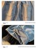 Women's Trendy Elastic Waist Wide-Leg Jeans - Loose and Lightweight for Spring, Summer, and Autumn 2023.