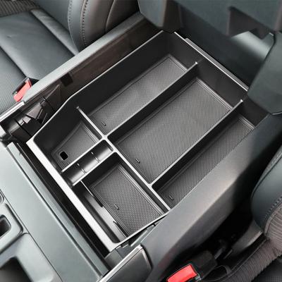 Mittelkonsolen-Organizer für Ford F150 2025 2025 2025 2025 Armlehne Autoaufbewahrung ABS Zubehör Aufbewahrungseinsatz Ablagefach Sekundärbox