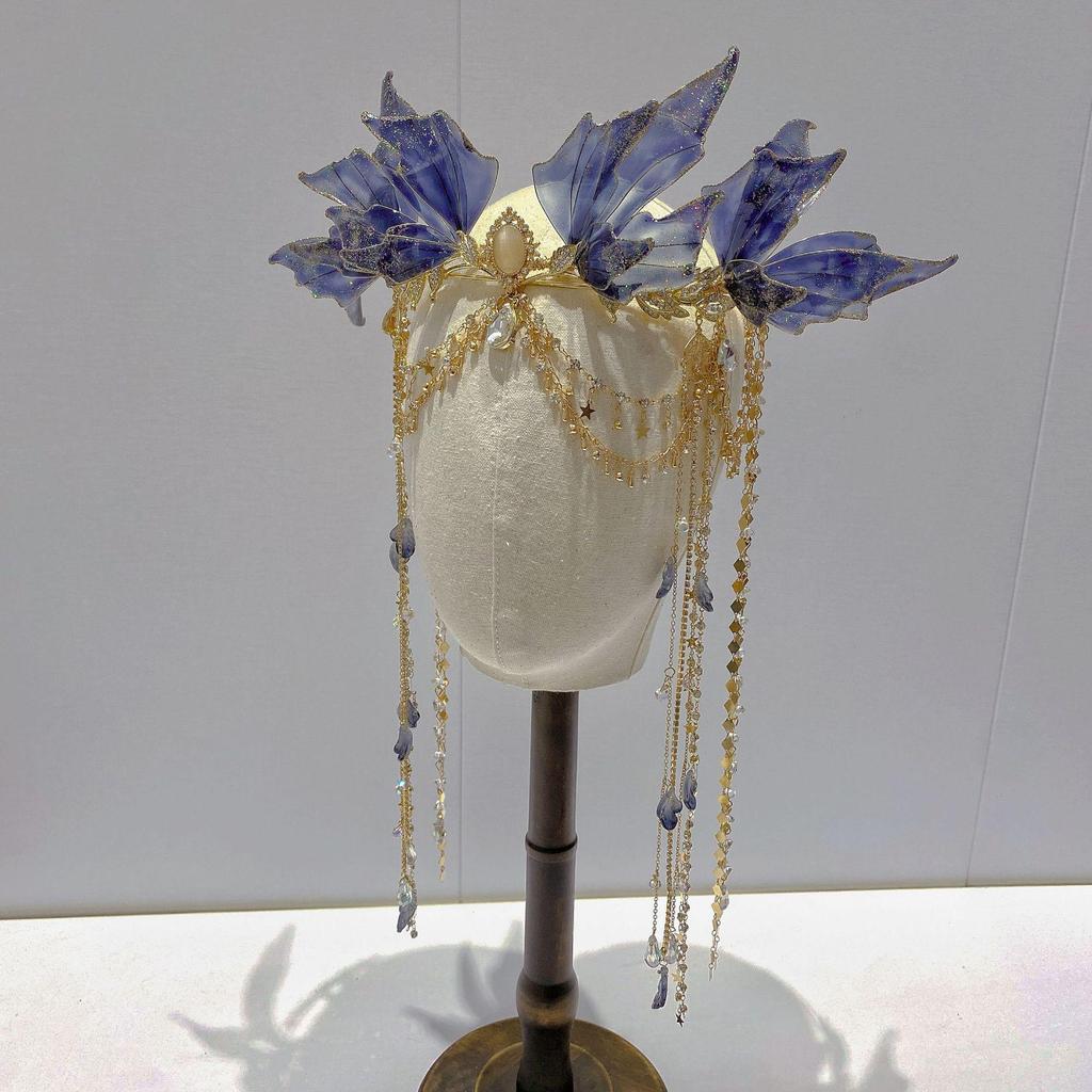 Ancient Style Hanfu Tiara & Tassel Hair Accessory Set