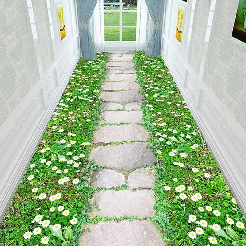 Europe Hotel Carpet Corridor Entrance/Hallway Anti-Slip Stairs Carpet Living Room Bedroom Rug