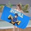 Animation I-Invincible Big Microfiber Beach Towels Quick Dry Towel Sand Beach Towels Pool Towel for Travel Swim Pool Yoga