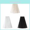 Water Soluble Lace Skirt For Women With Elastic Waist For Autumn Winter Fashion
