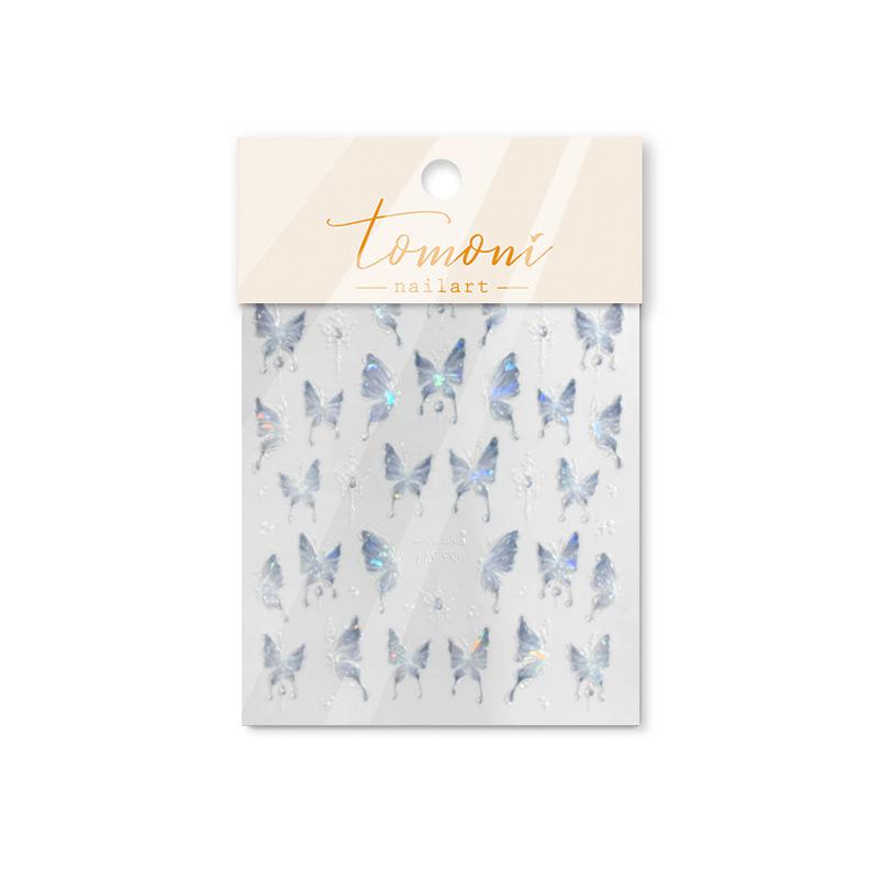 Jelly Butterfly Nail Art Sticker DIY Herstellung kreativer dekorativer Aufkleber