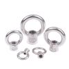 1pc M6/M8/M10/M12 Metric Ring Shape Lifting Eye Nut 304 Stainless Steel Lifting Eye Threaded Nut Fastener Hardware Lifting Rings