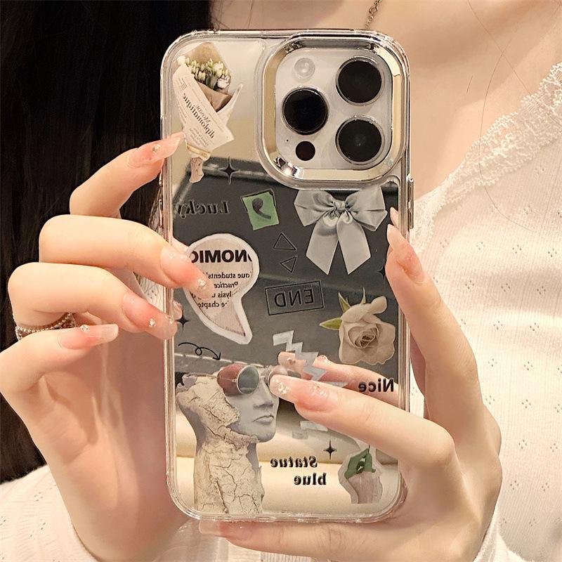 Zhitai Apple Nische Spiegelhülle für iPhone 13Pro/14ProMax/15Pro