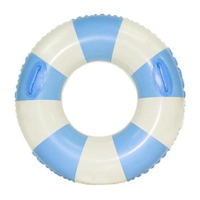 Gestreept Blauw Zwemband voor Kinderen en Volwassenen, Maat 100, Perfect voor het Strand, Zwembad, Zomervakantie, Stijlvol en Schattig