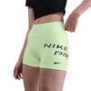 Letter Mid-Rise Slim Fit Sports Shorts Women Shorts Yellow Green IB8259-701