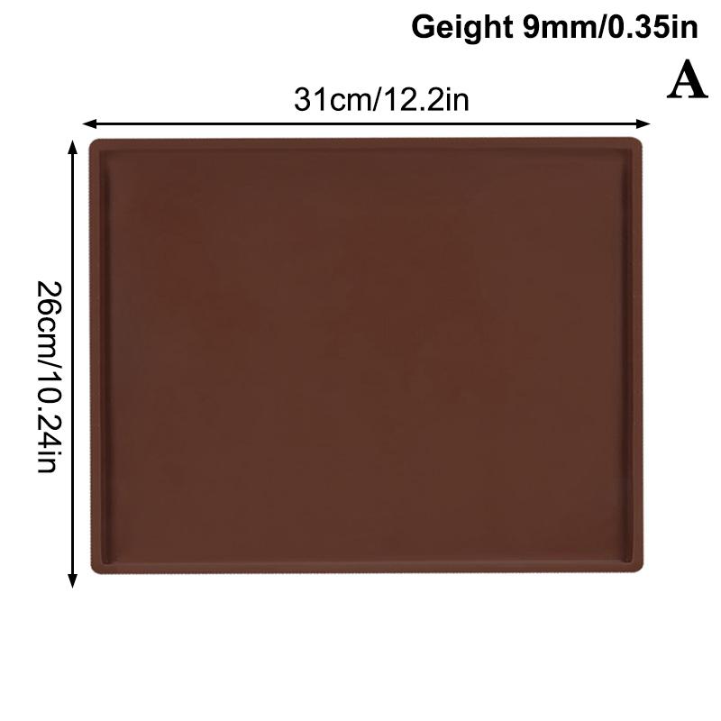 1 st Multifunktionell Silikon Tårtrulle Matta Non-Stick Bakplåt Bricka Form Målad Pad Konditori Schweizisk Rulle Bakform Verktyg