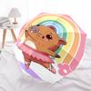 Reiseregenschirm mit Capybara-Motiv - 8 Rippen, Automatisches Öffnen und Schließen, Tragbares faltbares Design, Kompakter und stilvoller Schirm für unterwegs