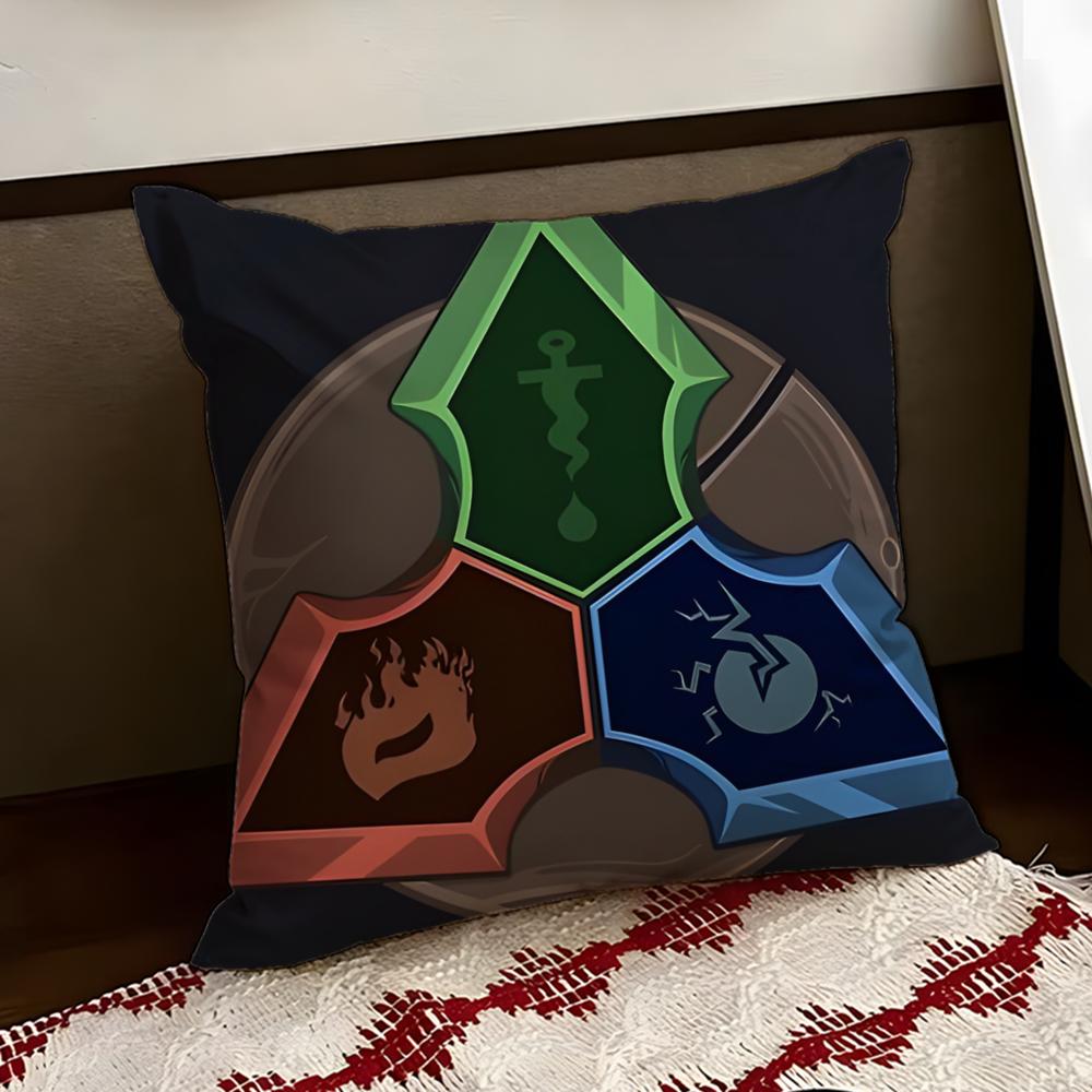 Housse de coussin Slay the Spire Réversible Douce Durable Housse d'oreiller Maison Voiture Utilisation Multi-Scène pour le Confort Quotidien