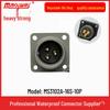 Heavy Duty 3-Pin US Standard Male/Female Connector Plug Receptacle MS3106A16S-10S+MS3102A16S-10P