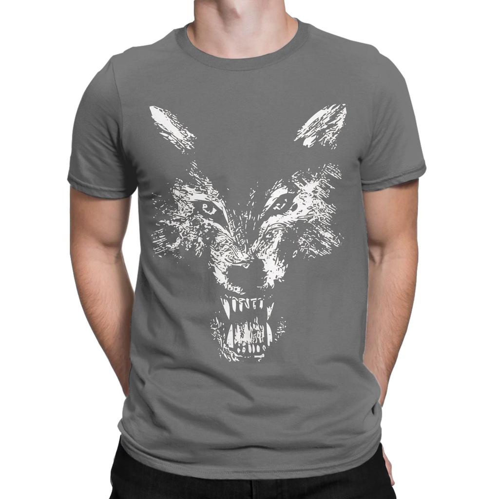 Wolf Growl Snarl Funny Graphic 100 Cotton Tshirt Dont Wake The Beast Tops Tees For Unisex