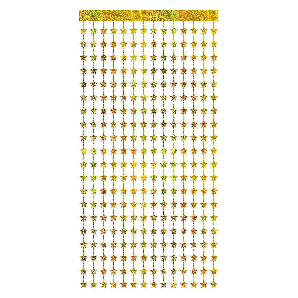 Sternförmige Fransen Vorhänge Geeignet für den täglichen Gebrauch, Hochzeiten und Geburtstagsfeiern