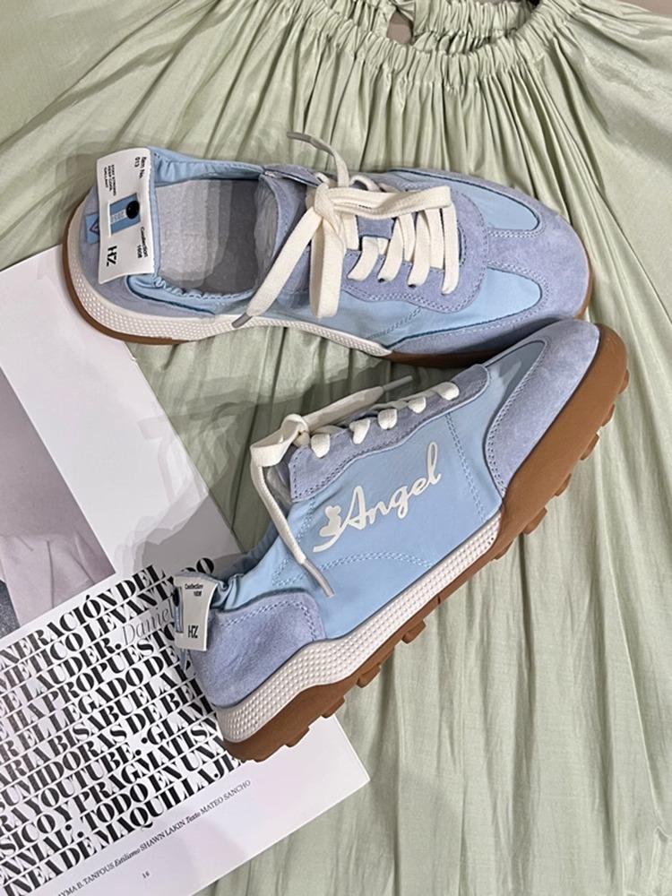 Niche design sense Forrest Gump shoes women's little white shoes 2025 spring new ballet training shoes women's casual sports shoes