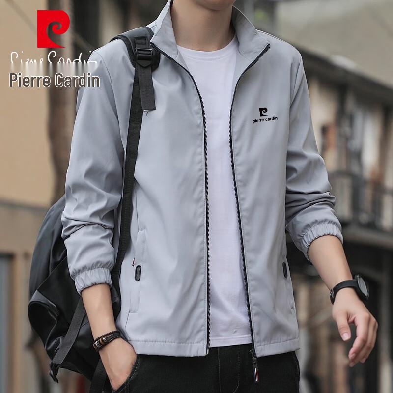 Pierre Cardin Men's Stand Collar Casual Jacket