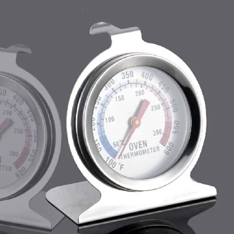 50-300°C Kitchen Thermometer for Oven Food Meat Temperature Sensor Stand Up Dial Stainless Steel Cooker Baking Supplies