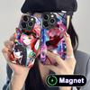 HSR Rappa Glass MagSafe Mobile Phone Case for iPhone 17 16 15 14 13 12 11 Air Pro Max Plus Mini Colorful Cover