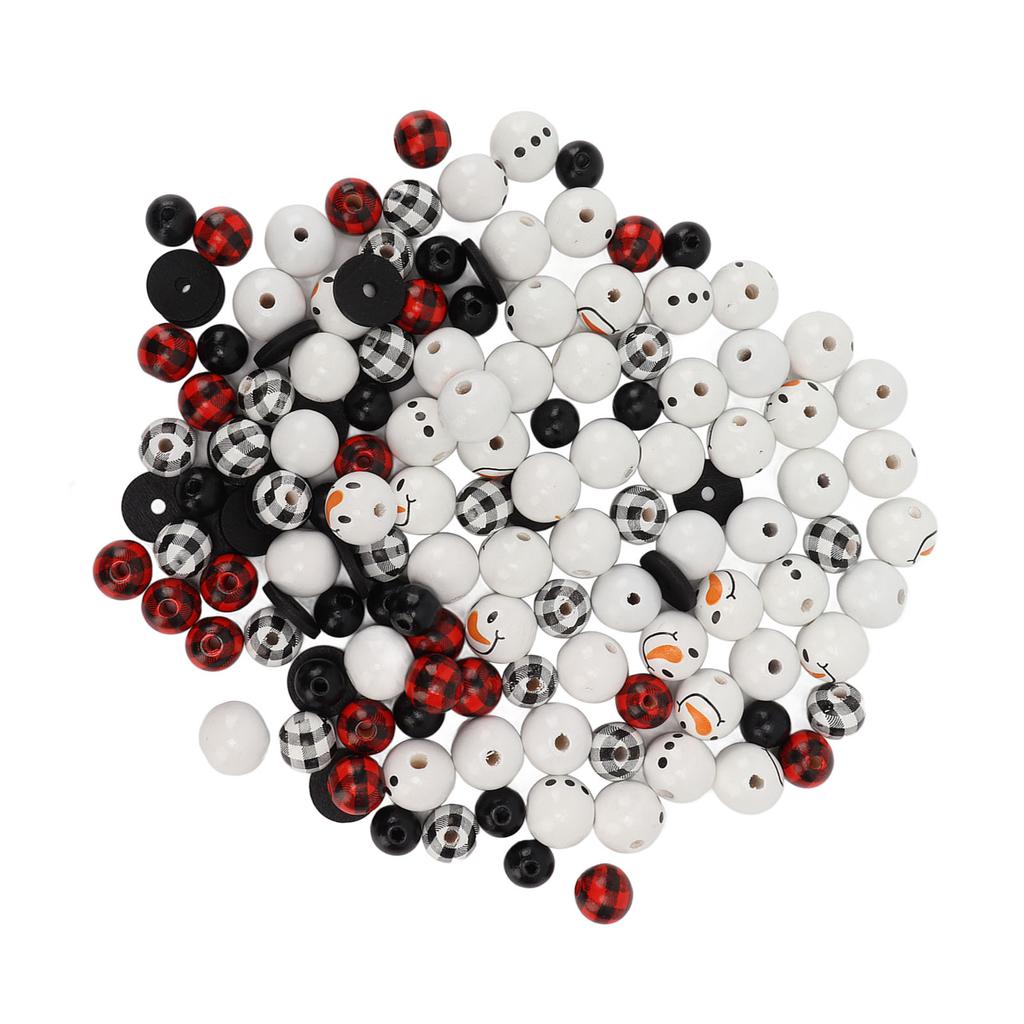 Christmas Beads Ornament DIY Making Printed Pattern Reliable Reusable Decorative Schima Superba