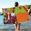 Cartoon S-SuperjailS Big Microfiber Beach Towels Quick Dry Towel Sand Beach Towels Pool Towel for Travel Swim Pool Yoga