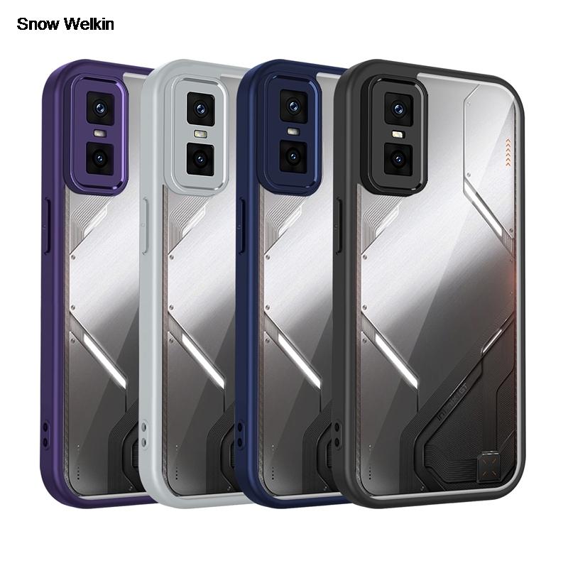 Transparent Silicone Case For Infinix GT 30 20 Pro GT30 GT20 Pro PC Back TPU Bumper Shockproof Clear Phone Cases Cover