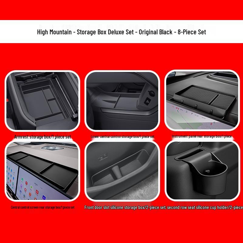 Wey Gaoshan 7/8/9 Instrument Screen Silicone Storage Box for Car Interior