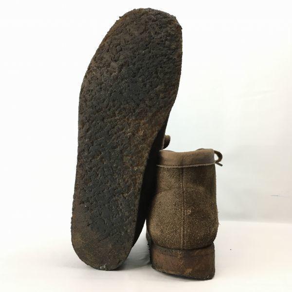Regal Tricker’s Moccasin Boots Size 25.5 Crepe Sole Dark Brown Suede Men’s(USED)