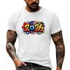 Men’s Loose Fit 2026 Printed Crew Neck Short Sleeve T Shirt Oversized tshirts for men big and tall shirts for men mens polo shirts short sleeve