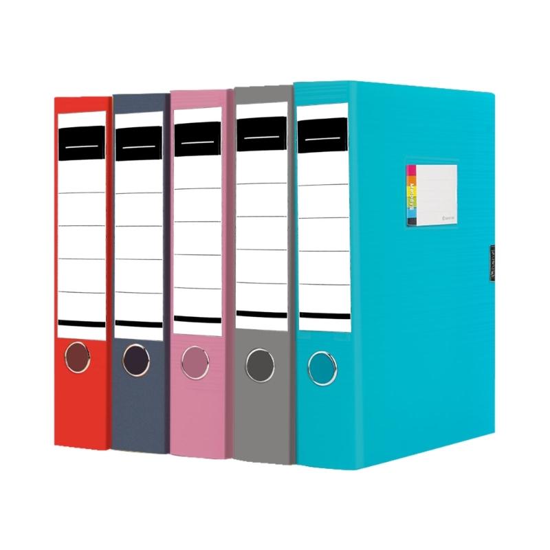 100Pcs Self-Adhesive Slim Folder Spine Sticker Folder Spine Labels Self-Adhesive Folder Labels 5.4x19cm 3.6x19cm
