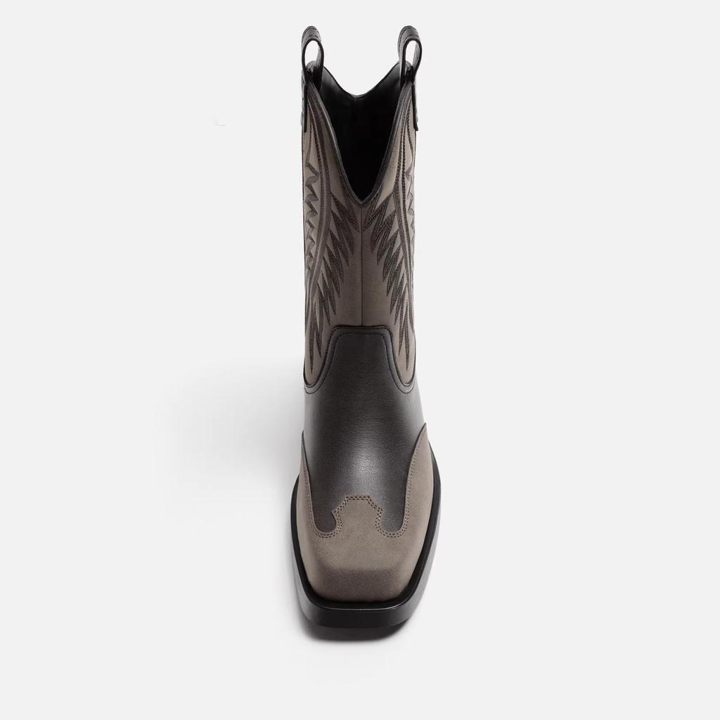 Fashion NEW Classics Chelsea Boots Women Black Ankle Boots Autumn Winter Shoes 2024 Leather Platform Short Boots Slip on