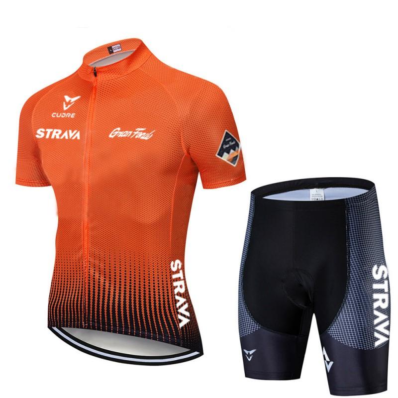 Mens Cycling Jersey Shorts Set Breathable Bike Apparel Road Outdoor Sports