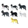 Cartoon Cat Design Fridge Magnetic Refrigerator Sticker Hook Bendable Tail Cat Themed Kitchen Accessory Decor Magnetic Hook