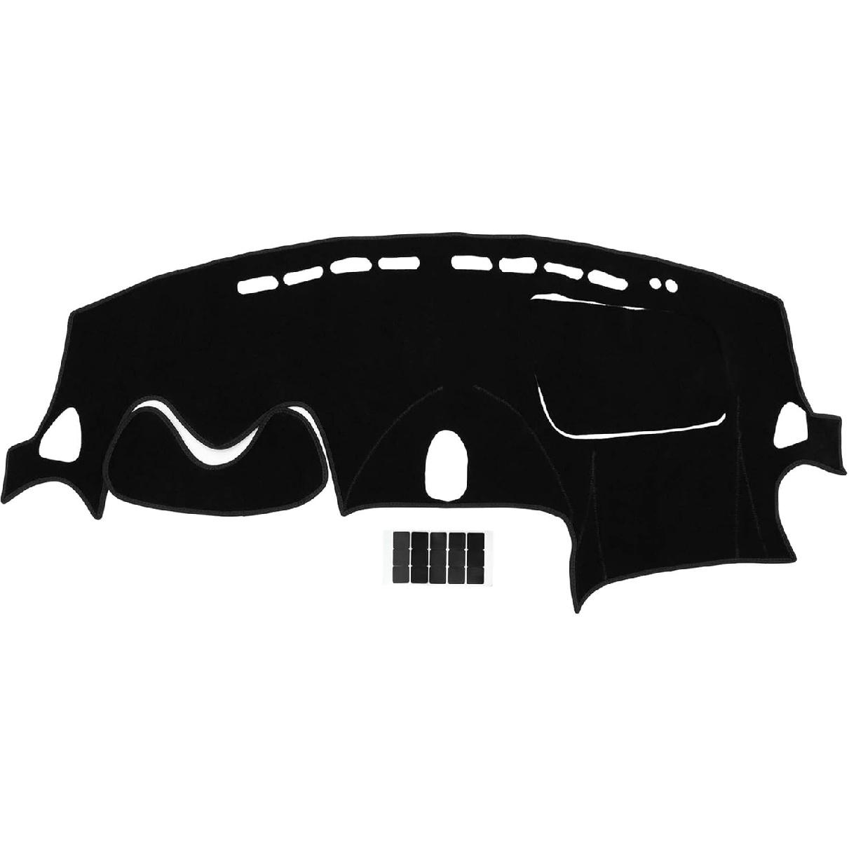 

Dash Cover - Car Center Console Sun Shade Protect Carpet - for Nissan Juke 2011-2017 - Polyester Black with Sticker - 1 Set