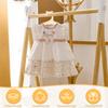 20Pcs Wooden Baby Hangers Smooth Mini Toddler Wooden Clothes Hanger Rack Kids Present Home Girls Princess Room Nursery Decor
