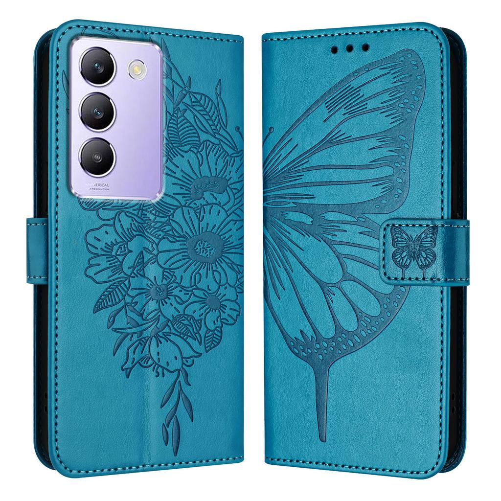 Vivo V30 Lite Magnetic attraction Leather Case For Vivo V30 Pro 5G V30 SE V40 SE Holster Flip Cover Case Phone butterfly Wallet