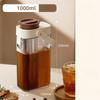 Neigende Cold Brew Flasche mit Filtersieb Haushalt Kaffee Cold Brew Kanne Küche Kalte Löschung Teekanne Versiegelte Wasserflasche
