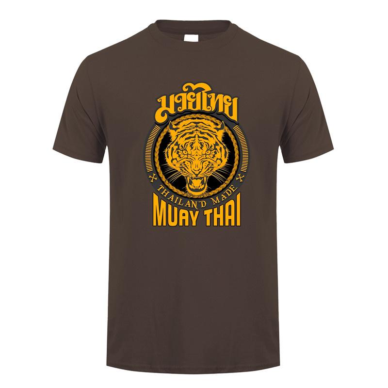 Tiger Sagat Muay Thai Thailand T Shirt Summer Cool Unisex Cotton Short Sleeve Tshirts Gift Unisex Tee Tops DY020