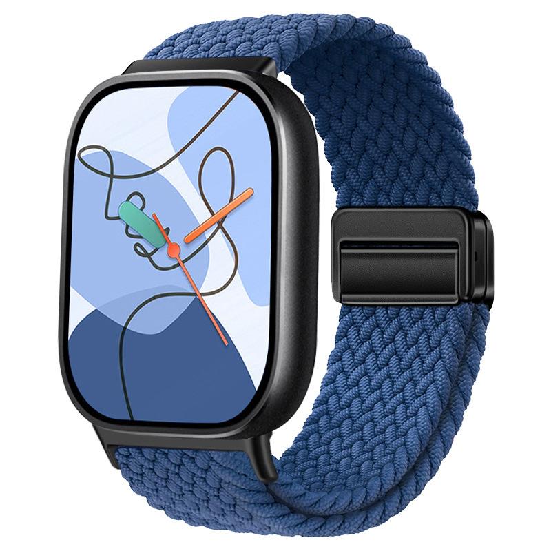 Magnetic Strap for Xiaomi Smart Mi Band 9 Pro/8 Pro Watch Band Comfortable Stretchable Braided Correa Redmi Watch 4 5 6 Brecelet