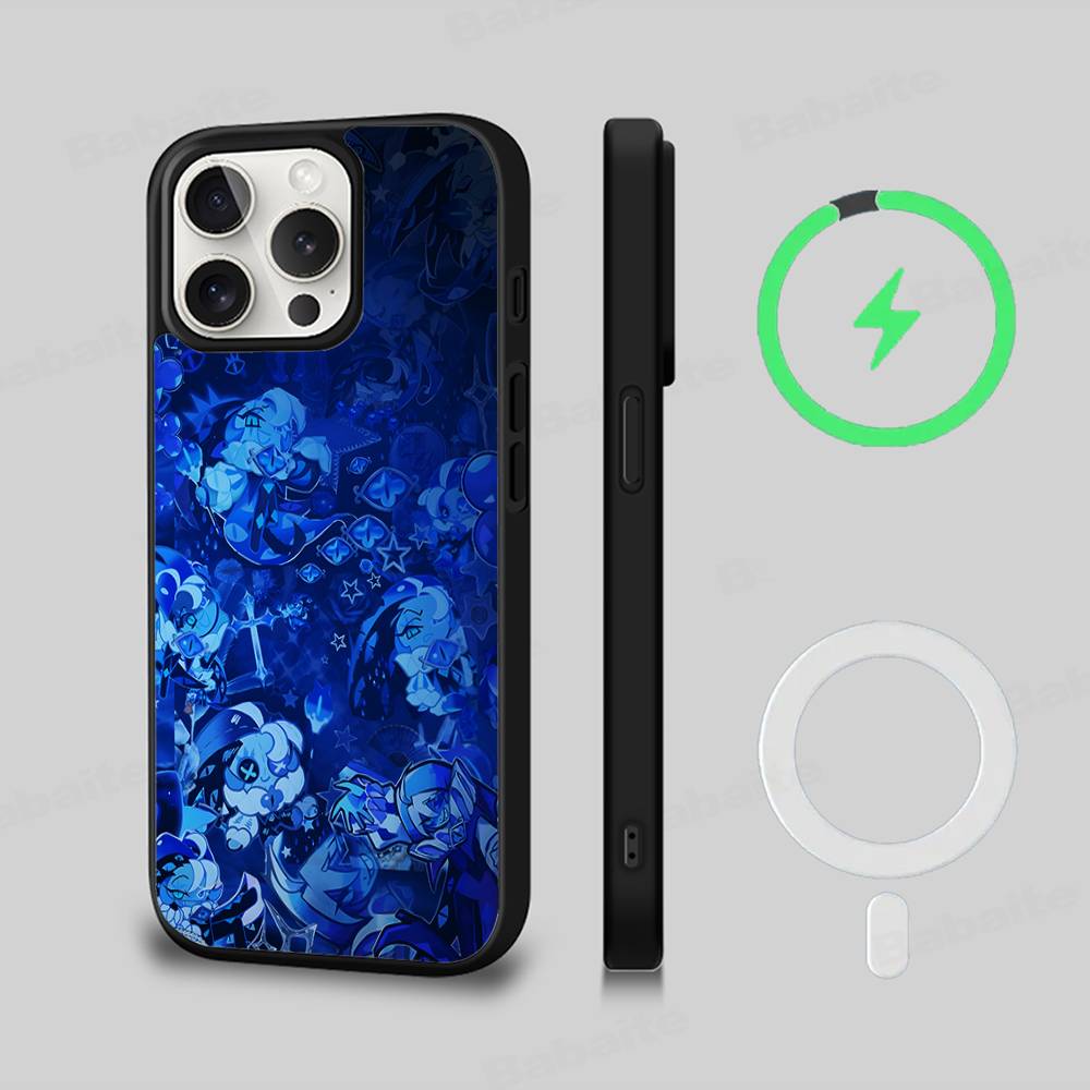 Cookie Run Kingdom Magnetic Wireless Phone Case For IPhone 17 16 15 14 13 12 11 Pro Max Plus Mag Phone Cover