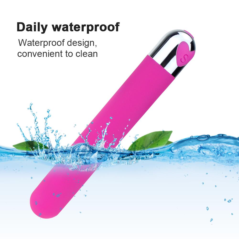 Sex Bullet Vibrator Clitoris and G-Spot Nipple Stimulator Vibrate Massager Vibe Orgasm Vagina Dildo for Travel USB Rechargeable