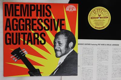 LP Record PAT HARE, WILLIE JOHNSON - Memphis Aggressive Guitars PLP312 P-VINE 1987 Japan Blues Used