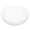 White Washbasin 36 x 15 cm Ceramic Round