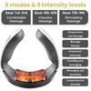 HOMZY Electric Cervical Spine Massager 6 Models 9 Gears Neck Shoulder Massage Vertebra Relax Automatic Heating Physiotherapy Pain Relief Rechargeable
