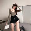Womens High Waist Pleated Shorts With Drawstring For Casual Summer Wear