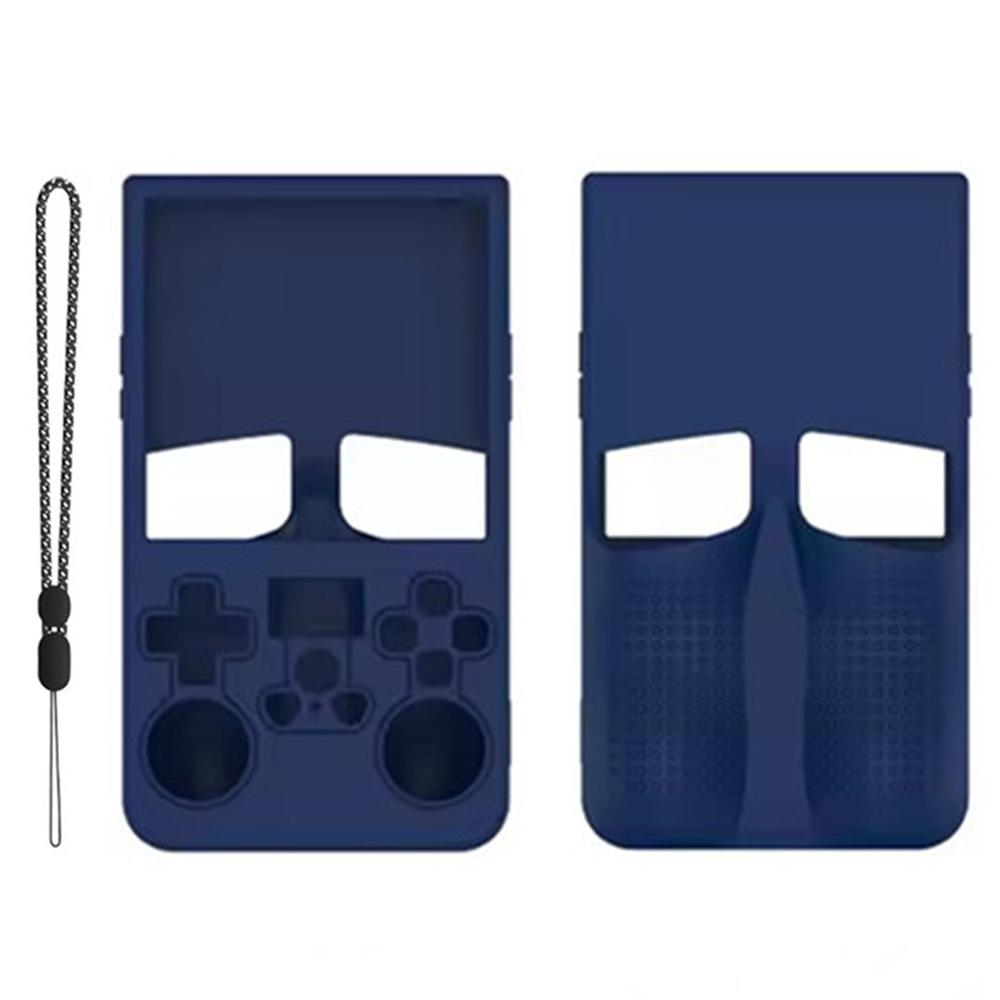 For R36MAX Open Source Handheld Game Console Portable Silicone Protective Case with Wrist Strap