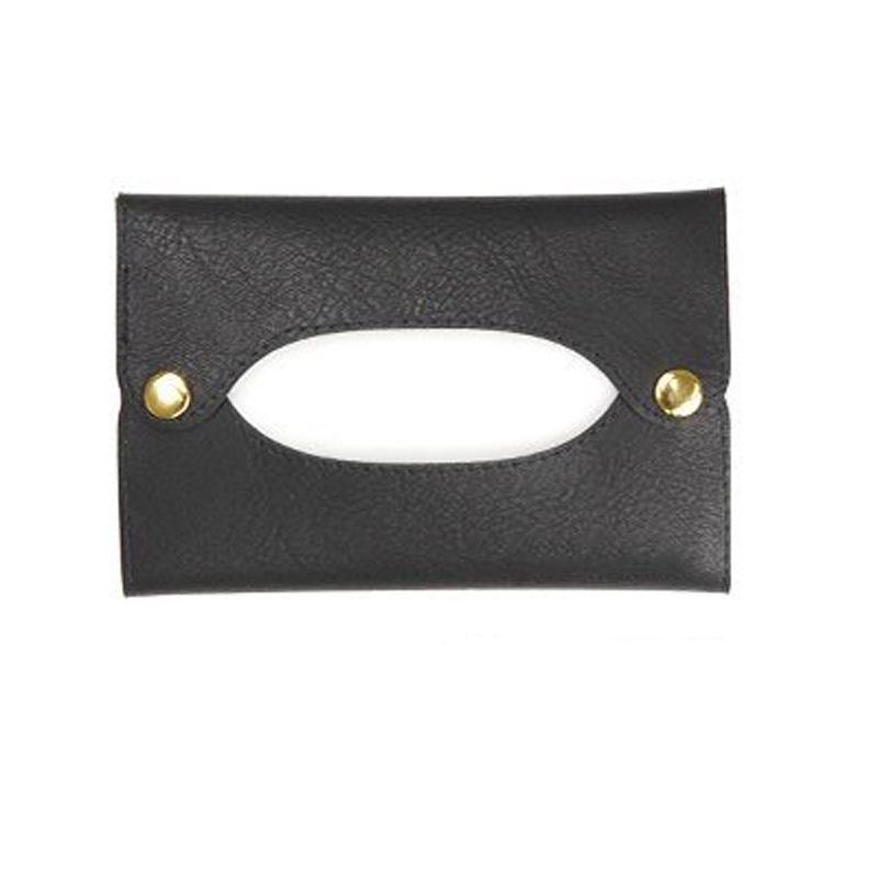 

Простая кожаная сумка в японском стиле, небольшой переносной чехол для хранения, съемный органайзер для полотенец, коробка, диспенсер для влажных салфеток