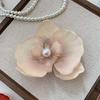 2024  Butterfly Orchid Flower Hair Clip Girl Hairpin Seaside Vacation Headwear Hair Accessories Side Clip Hair