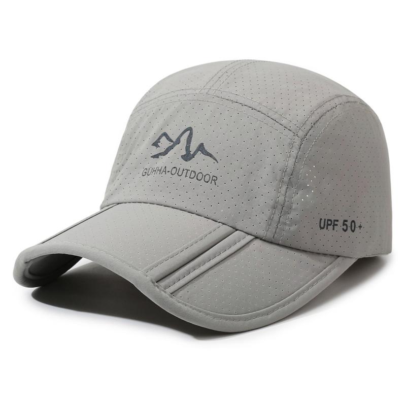 Summer Outdoor Sun Protection Quick-Drying Baseball Cap Men Breathable Sun Hat Fishing Cap