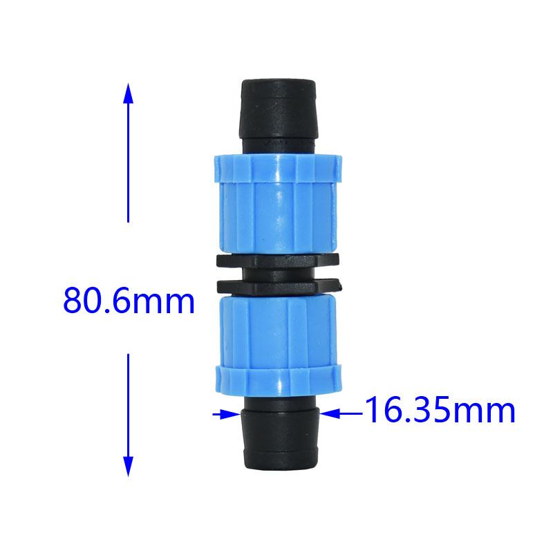 5pcs 16mm Irrigation Drip Tape Connectors Tee Elbow End Plug Repair Connector Agricultural Water Saving Irrigation Hose Joint
