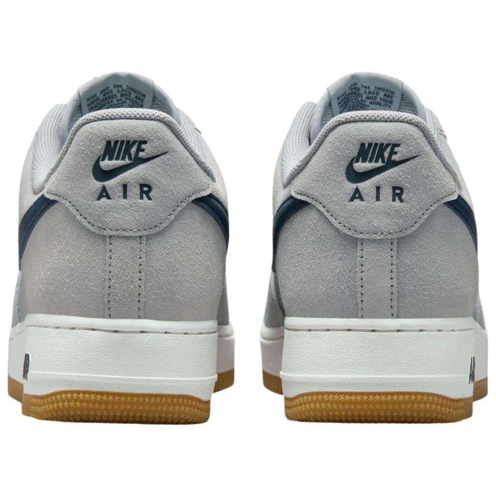 Nike Air Force 1 07 LV8 Lys Røygrå Marineblå Herre Sneakers Armory-Navy Gummi-Lys-Brun IB6388-003